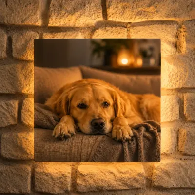 Familien-Foto-Lampe (Rechteck)